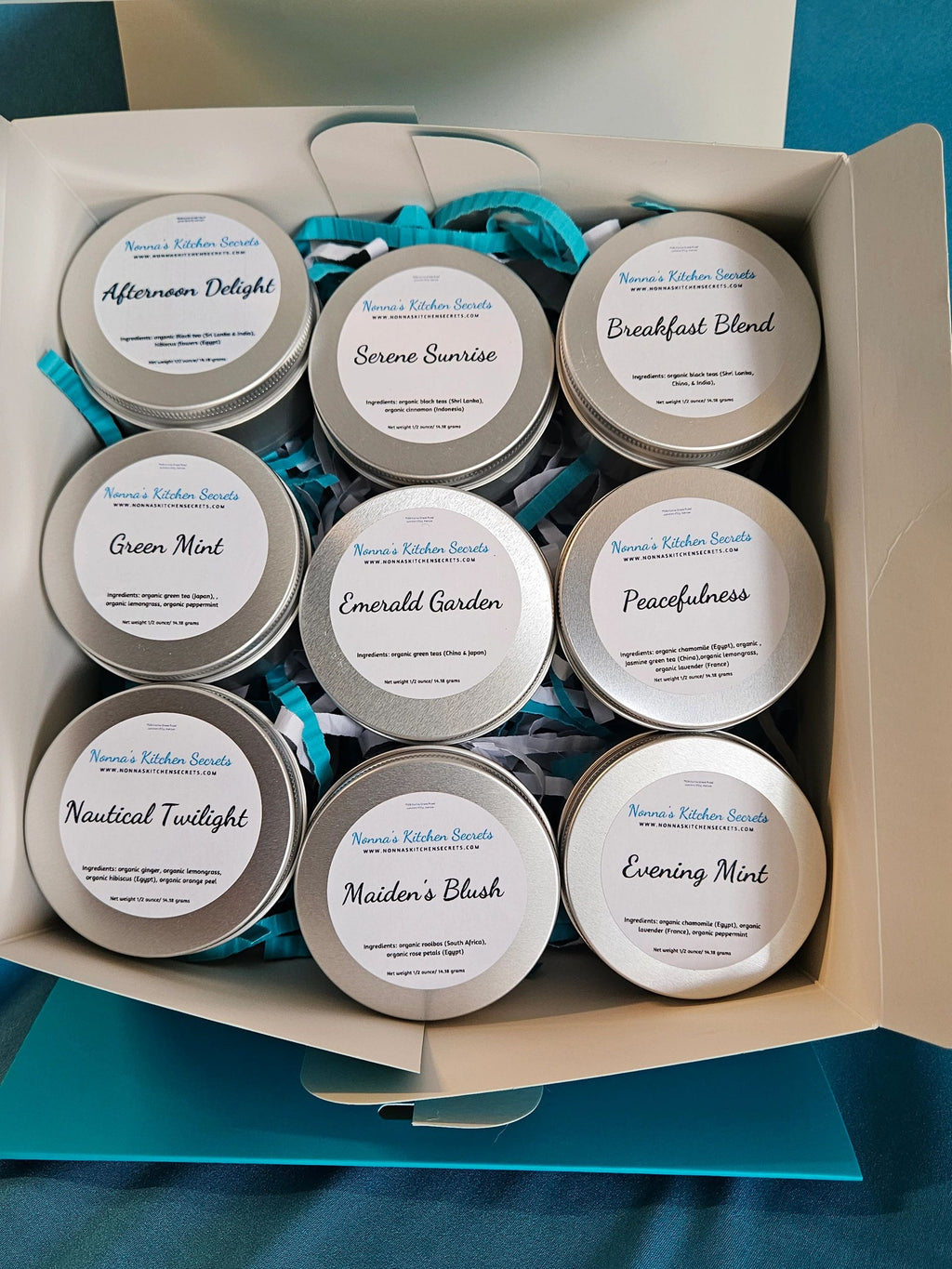 Tea Sampler 1/2 Ounce Set