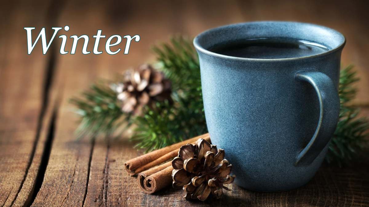 Winter cozy teas